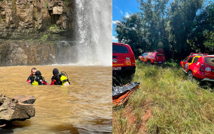 Tragédia na Cachoeira do Pinho de Baixo: Corpo de Jovem é Encontrado Após Dois Dias de Buscas