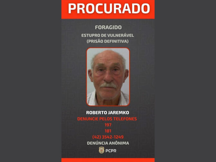 Idoso foragido por estupro em Mallet tem foto divulgada Idoso foragido por estupro em Mallet tem foto divulgada