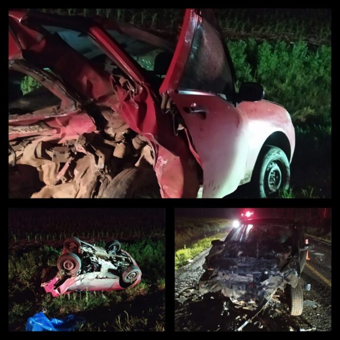 Acidente em Teixeira Soares na PR-438 deixa um morto e dois feridos Acidente em Teixeira Soares na PR-438 deixa um morto e dois feridos