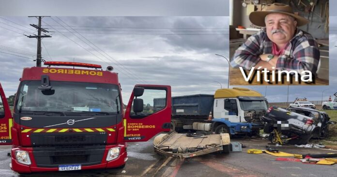 Ex vereador morre BR-277 em colisão grave