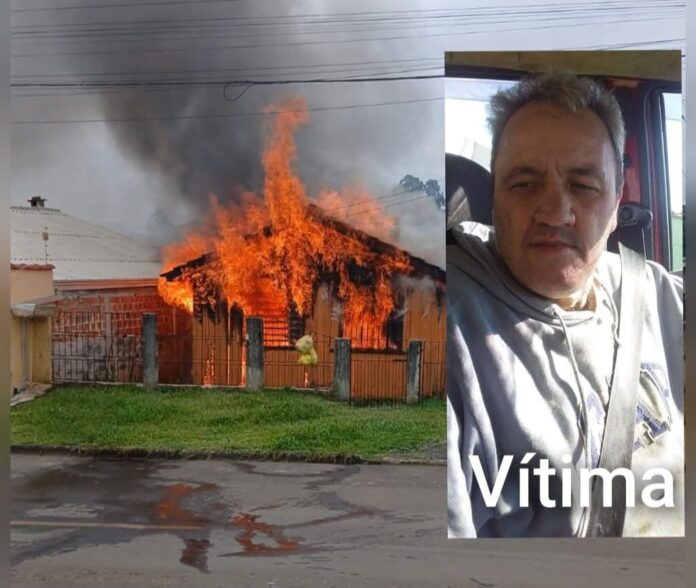 Incêndio em residência termina em morte em Prudentópolis
