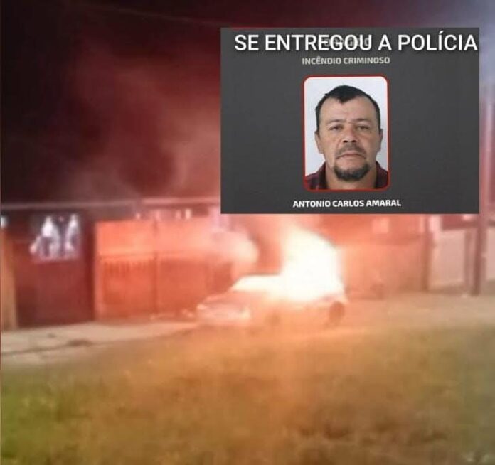 Incêndio criminoso em Irati termina com prisão e entrega